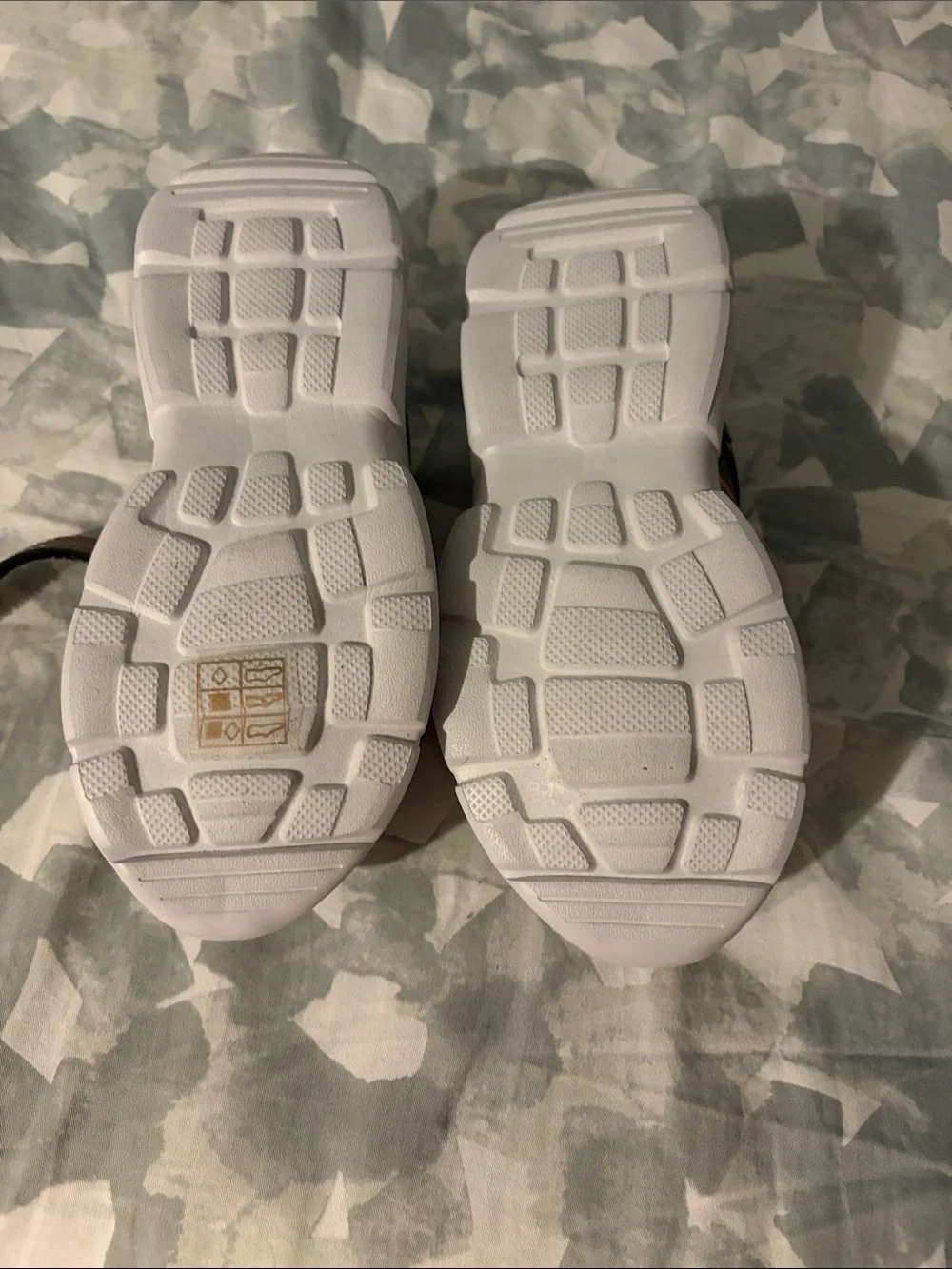 Dream Pairs Kids Gray and Orange Hook-and-Loop Sneakers